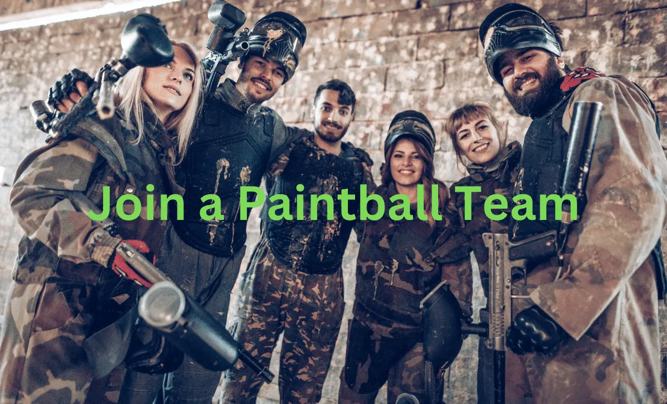 how to join a paintball team